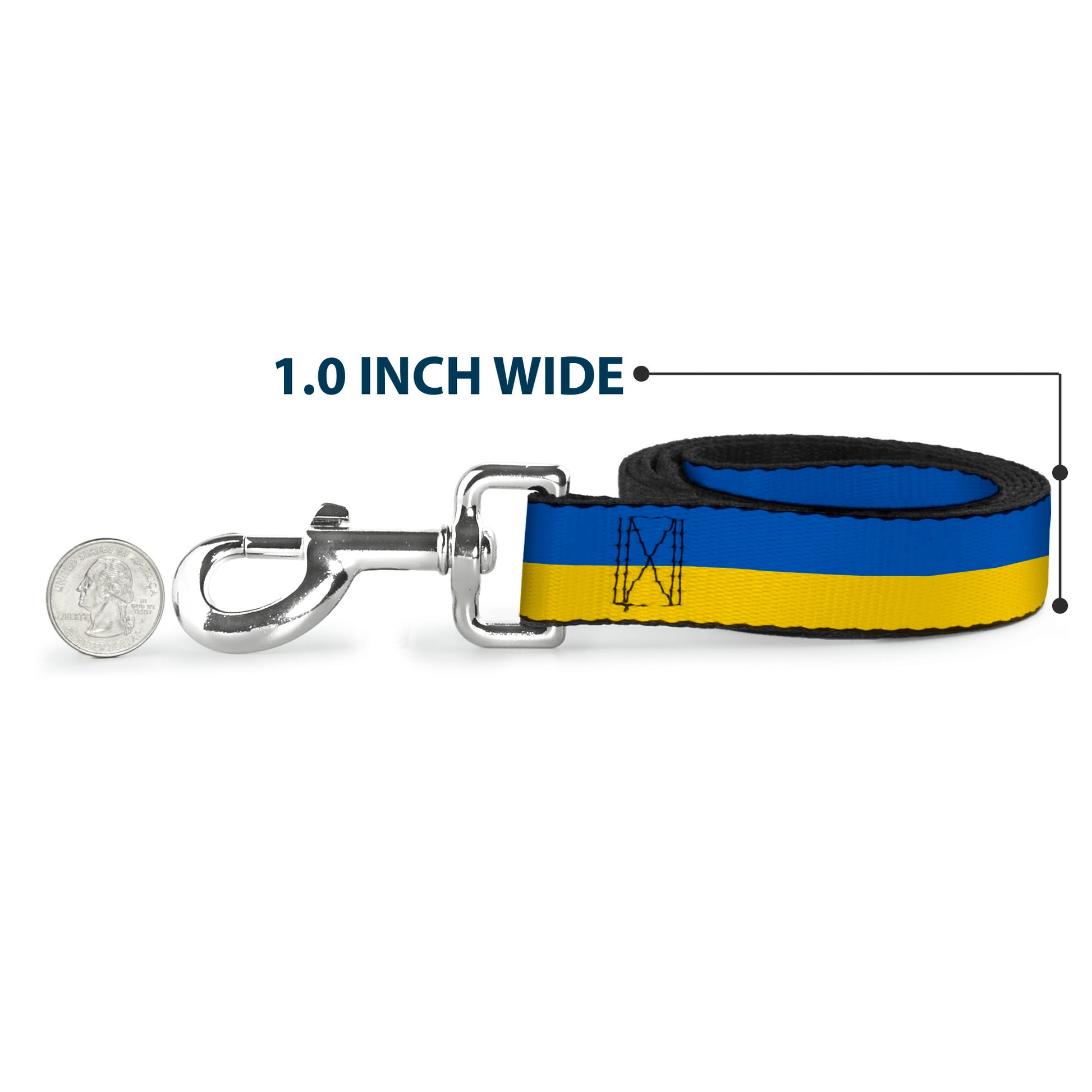 Dog Leash - Ukraine Flag Continuous Dog Leashes Buckle-Down