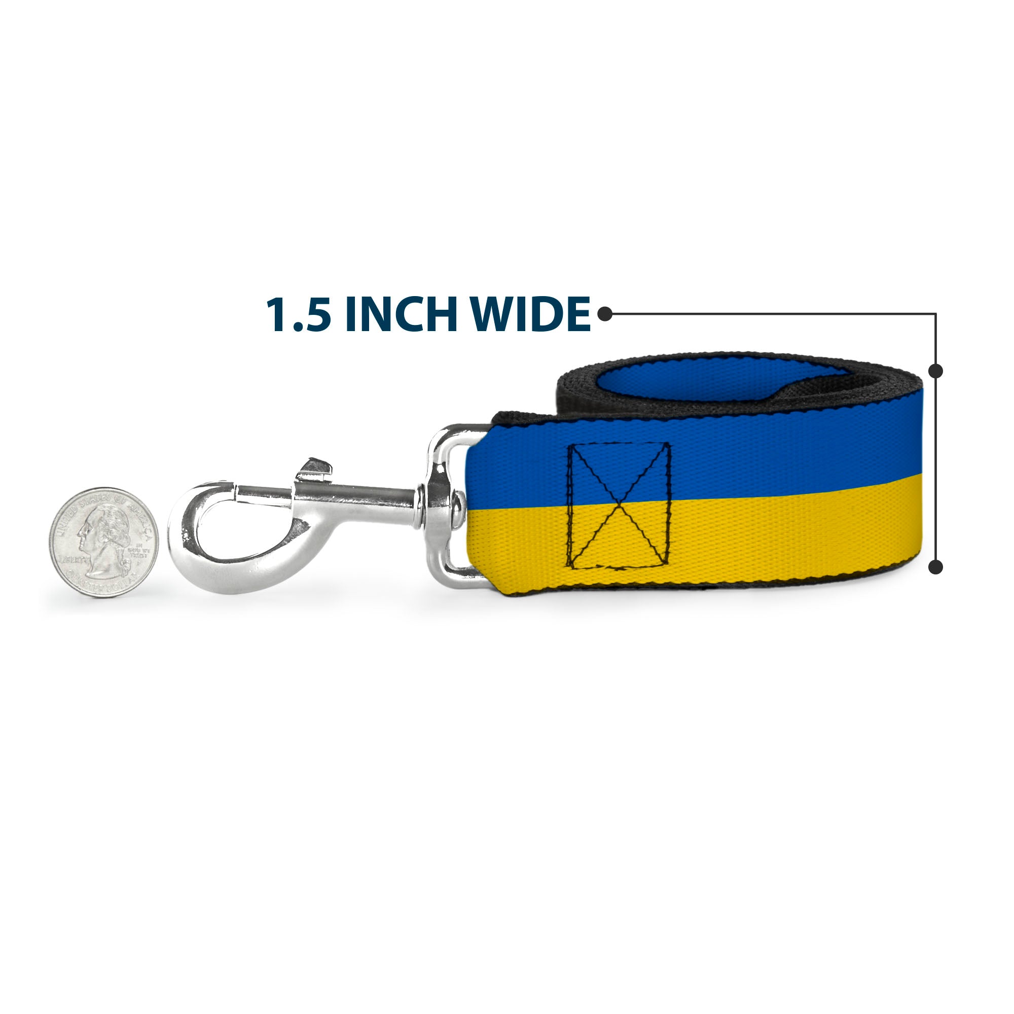 Dog Leash - Ukraine Flag Continuous Dog Leashes Buckle-Down
