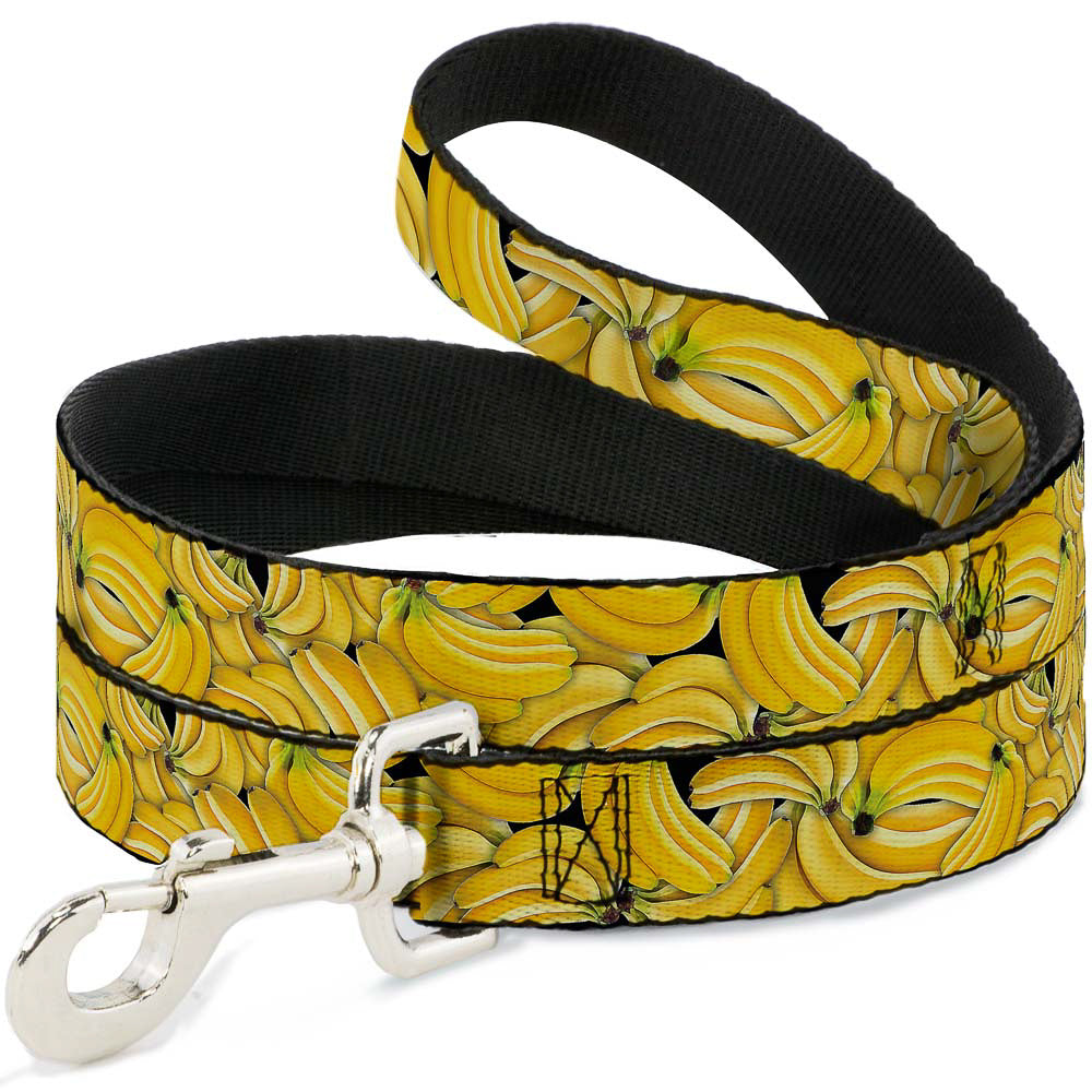 Dog Leash - Vivid Banana Bunches Stacked Dog Leashes Buckle-Down