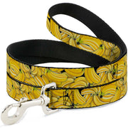 Dog Leash - Vivid Banana Bunches Stacked Dog Leashes Buckle-Down