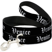 Dog Leash - VENICE Old English Black/White Dog Leashes Buckle-Down