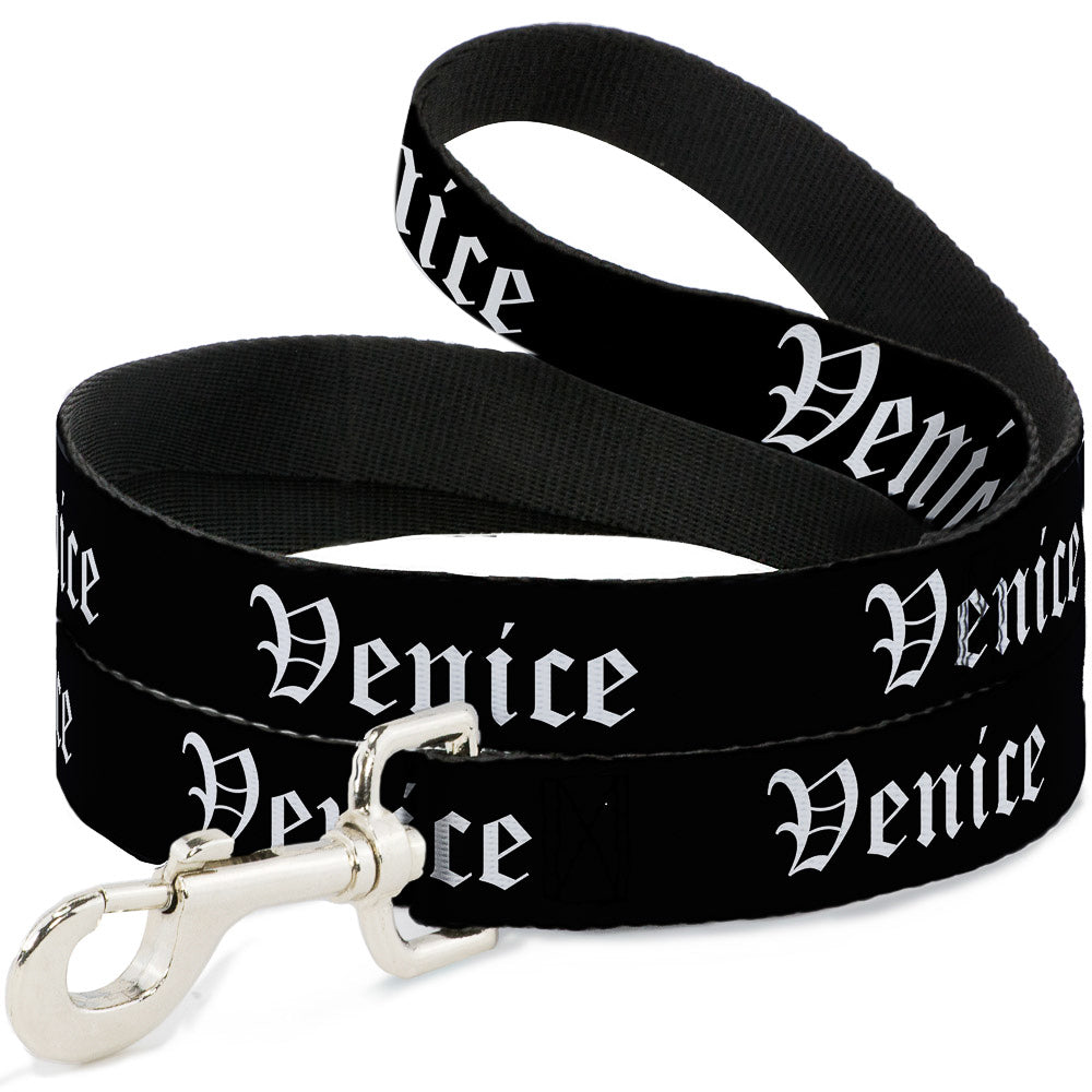 Dog Leash - VENICE Old English Black/White Dog Leashes Buckle-Down