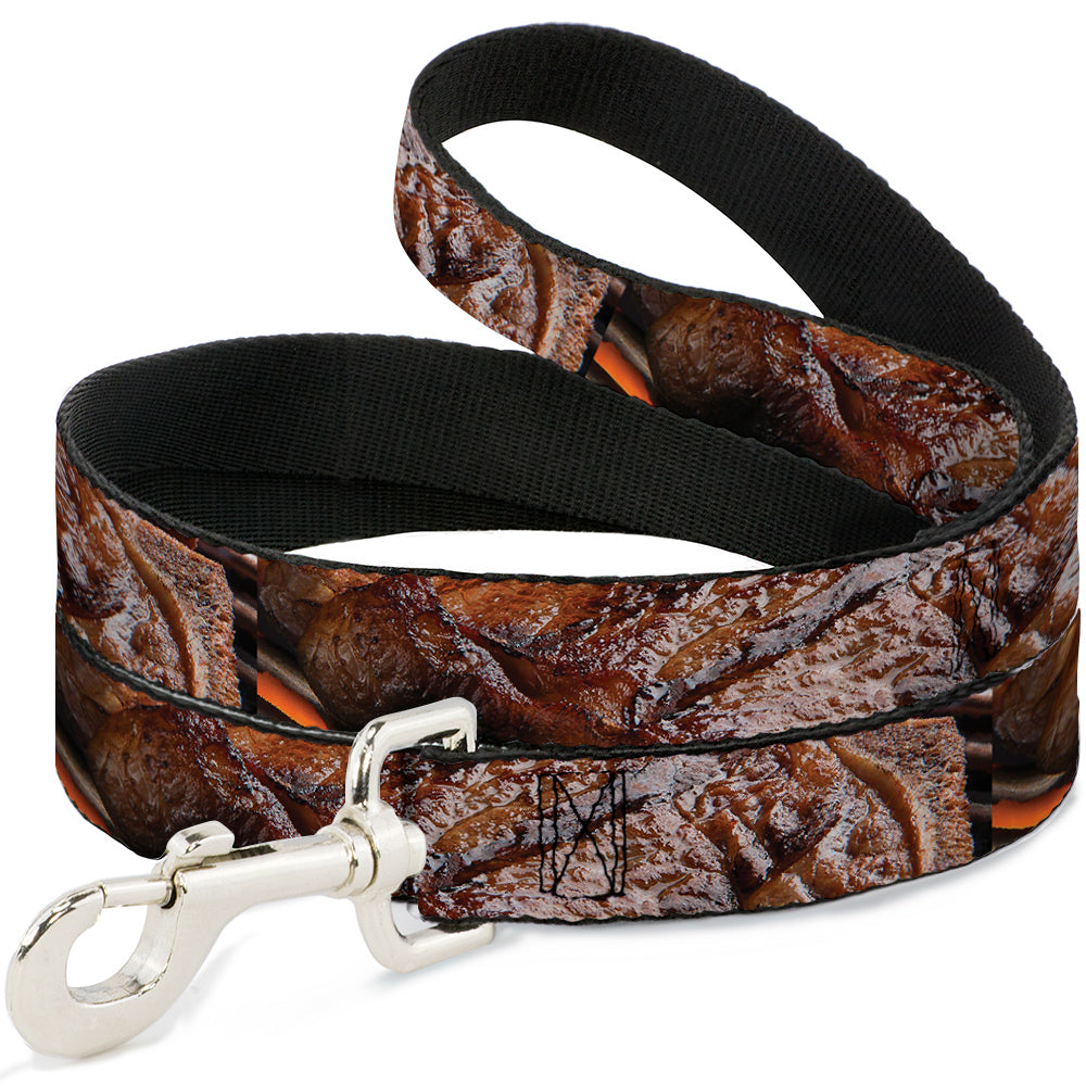 Dog Leash - Vivid Grilled Steak Dog Leashes Buckle-Down