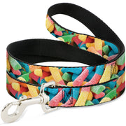 Dog Leash - Vivid Sour Worms Stacked Dog Leashes Buckle-Down