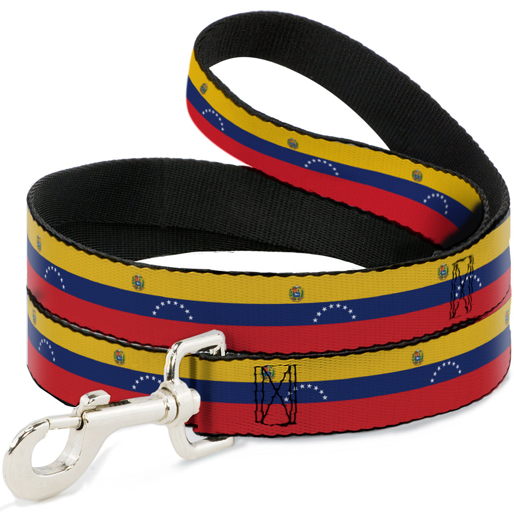 Dog Leash - Venezuela Flag Continious Repeat Dog Leashes Buckle-Down