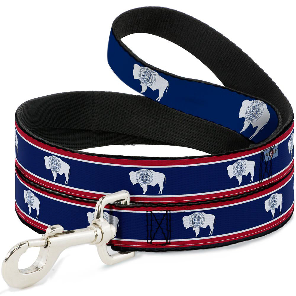 Dog Leash - Wyoming Flags Dog Leashes Buckle-Down