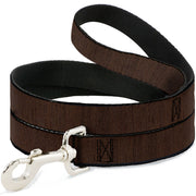 Dog Leash - Wood Grain Vertical Brown Dog Leashes Buckle-Down