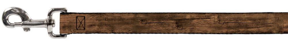 Dog Leash - Wood Grain3 Horizontal Brown Dog Leashes Buckle-Down