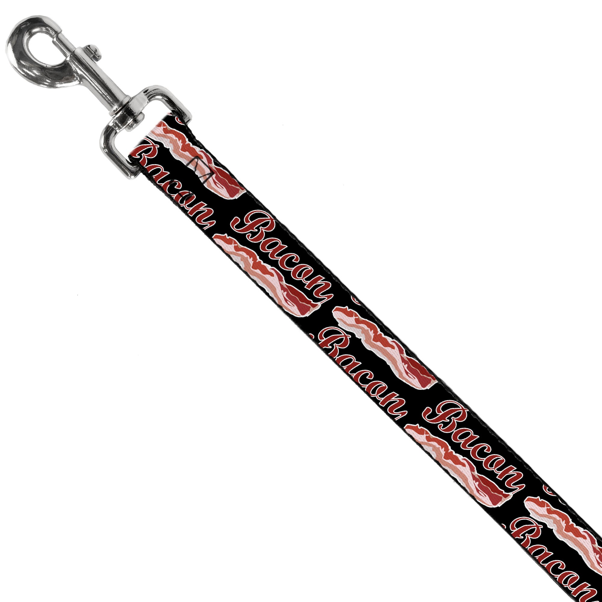Dog Leash - BACON Baseball Script Dog Leashes Buckle-Down