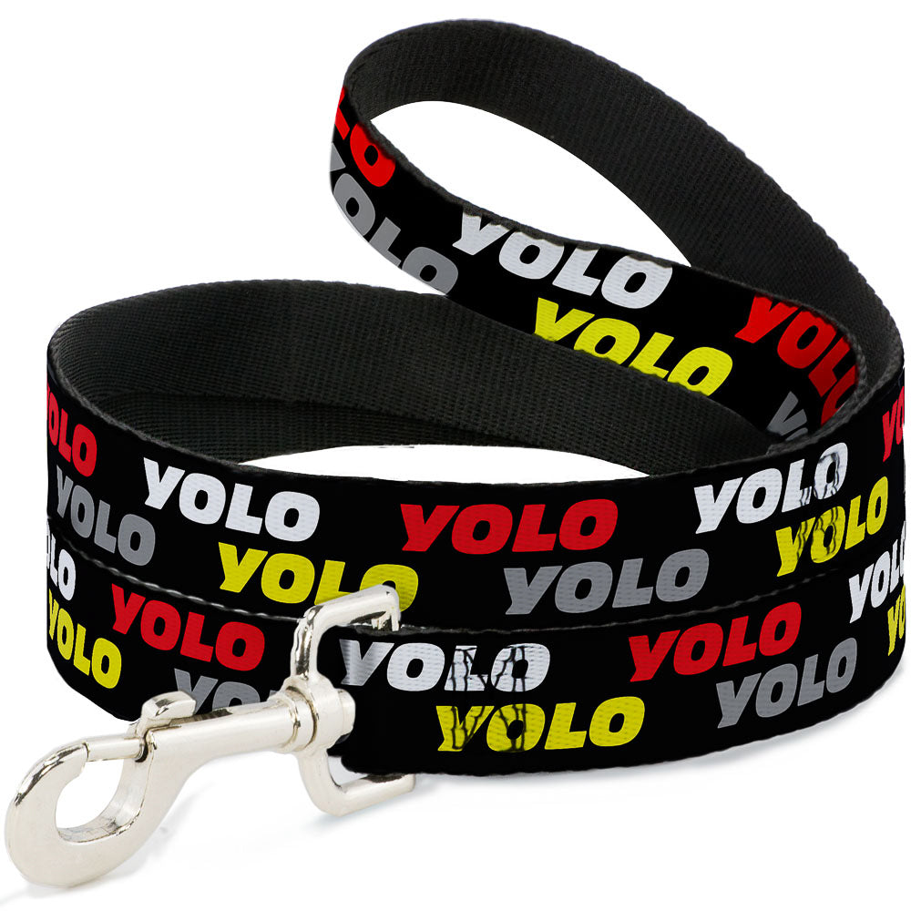 Dog Leash - YOLO2 Black/Red/White/Gray/Yellow Dog Leashes Buckle-Down
