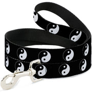Dog Leash - Yin Yang Symbol Black/White Dog Leashes Buckle-Down