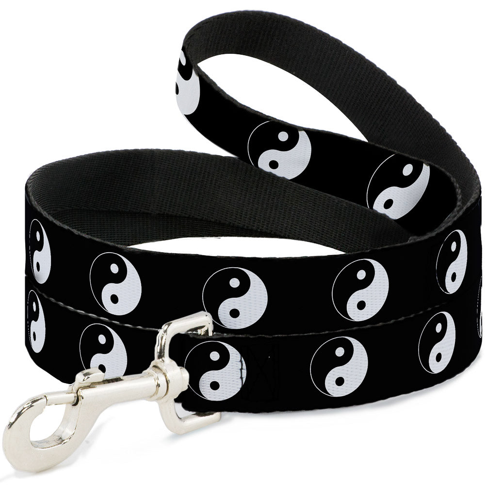 Dog Leash - Yin Yang Symbol Black/White Dog Leashes Buckle-Down