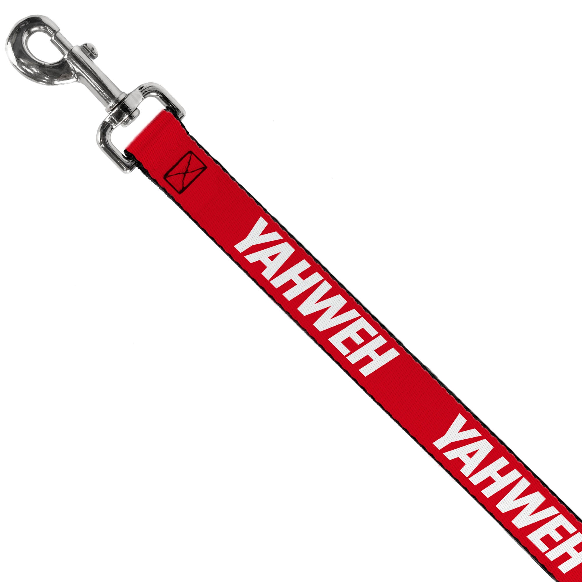 Dog Leash - YAHWEH Text Red/White Dog Leashes Buckle-Down