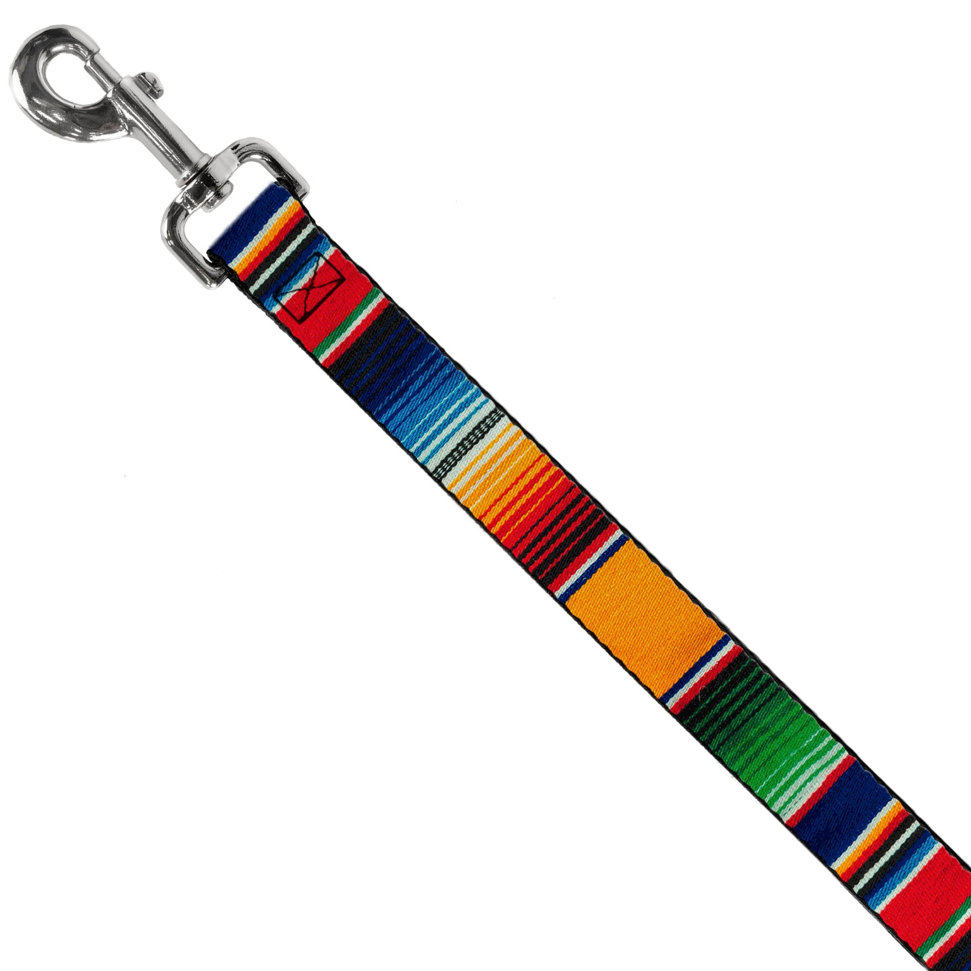 Dog Leash - Zarape2 Vertical Multi Color Stripe Dog Leashes Buckle-Down