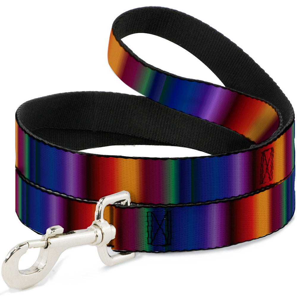 Dog Leash - Zarape3 Vertical Multi Color Fade Dog Leashes Buckle-Down