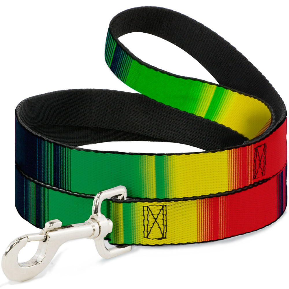 Dog Leash - Zarape4 Vertical Rasta Dog Leashes Buckle-Down