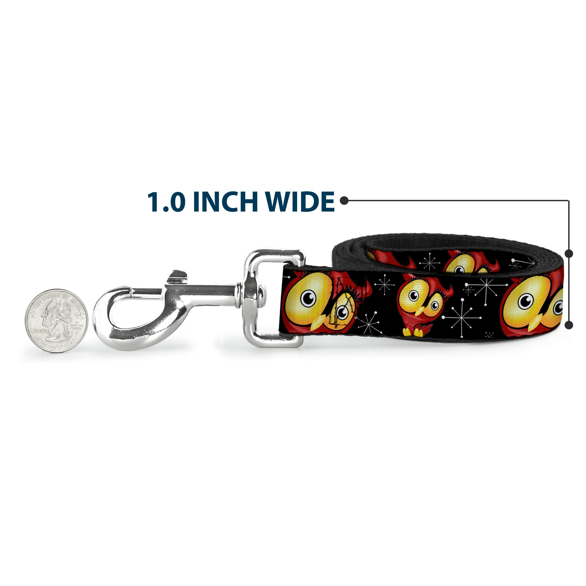 Dog Leash - Big Eye Owl Dog Leashes Buckle-Down