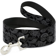 Dog Leash - Bandana Black/Gray Dog Leashes Buckle-Down