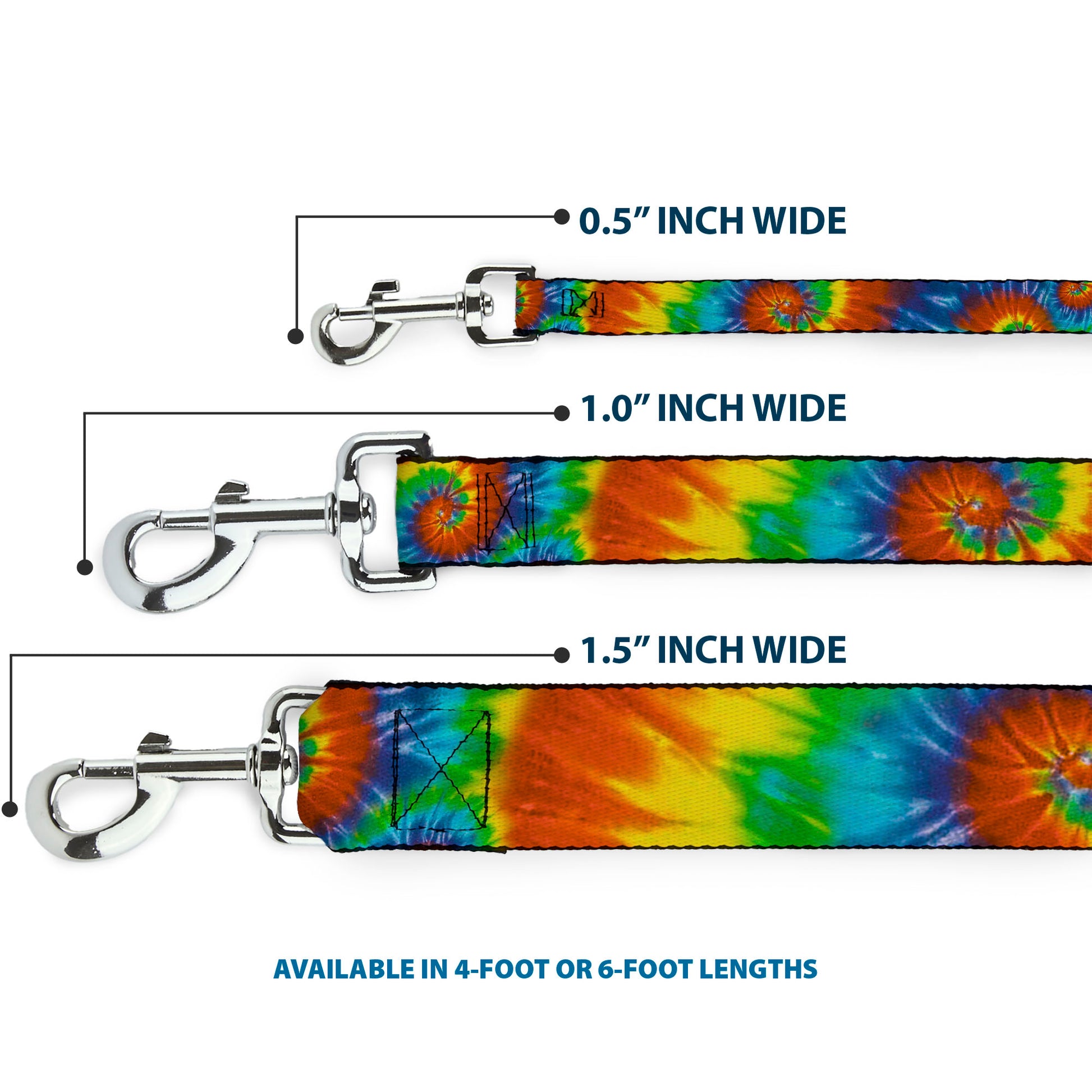 Dog Leash - BD Tie Dye13 Dog Leashes Buckle-Down