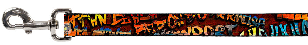 Dog Leash - Beach Tags Stacked Brick Wall/Beach Scenes Dog Leashes Buckle-Down