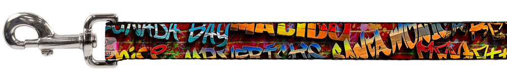 Dog Leash - Beach Tags/Paint Splatter Brick Wall/Beach Scenes Dog Leashes Buckle-Down