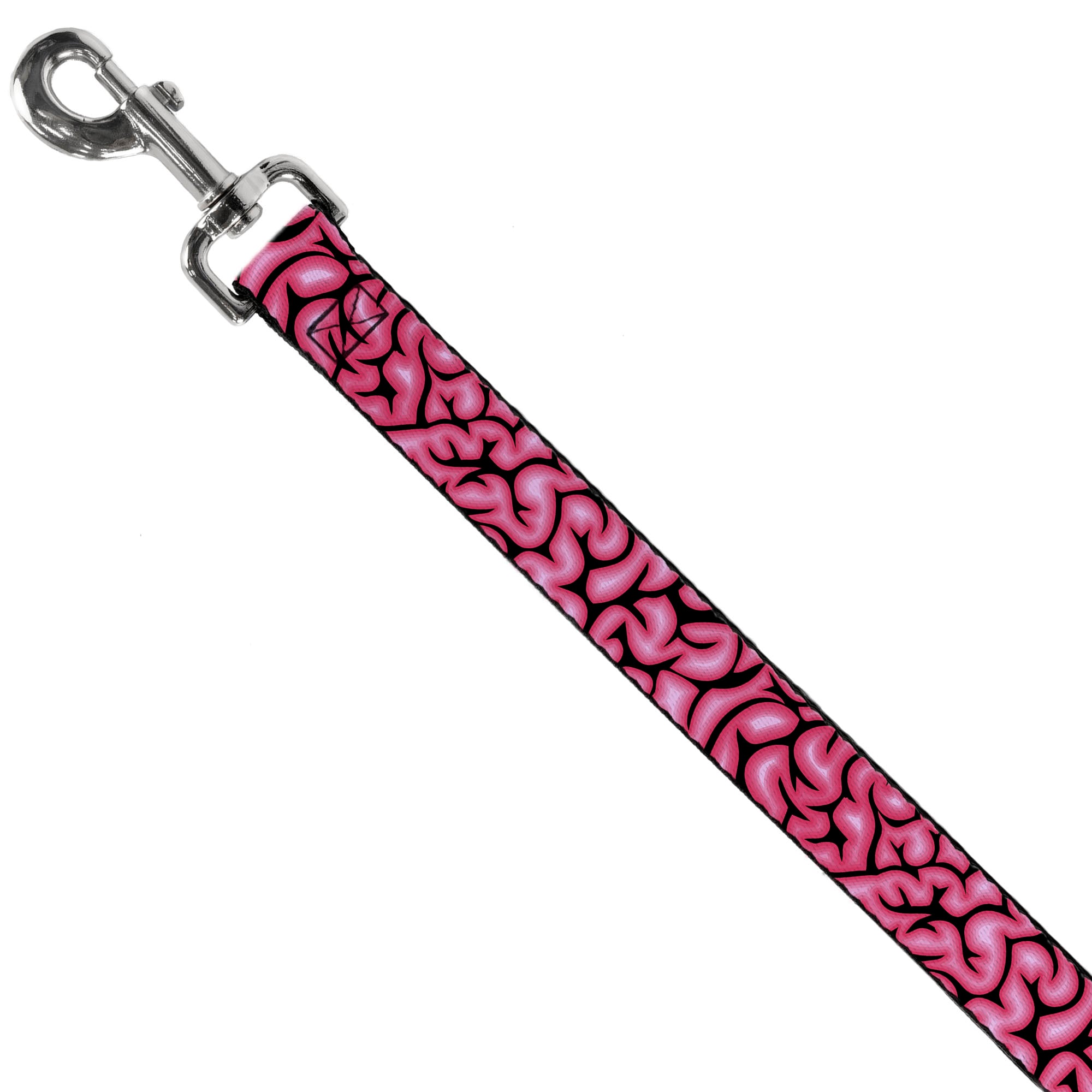 Dog Leash - Brains Black/Pink Dog Leashes Buckle-Down