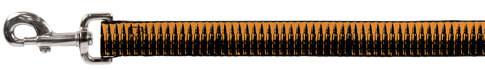 Buckle-Down Dog Leash - Bullets2 Orange/Black Dog Leashes Buckle-Down