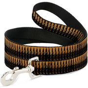 Buckle-Down Dog Leash - Bullets2 Orange/Black Dog Leashes Buckle-Down