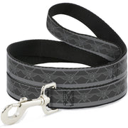 Dog Leash - BD Monogram2 Grays Dog Leashes Buckle-Down
