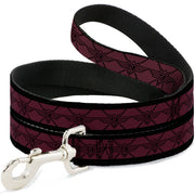 Dog Leash - BD Monogram2 Red/Black Dog Leashes Buckle-Down