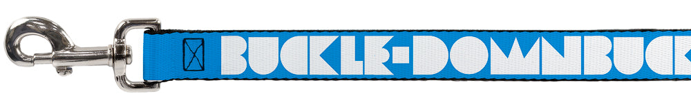 Dog Leash - BUCKLE-DOWN Shapes Turquoise/White Dog Leashes Buckle-Down
