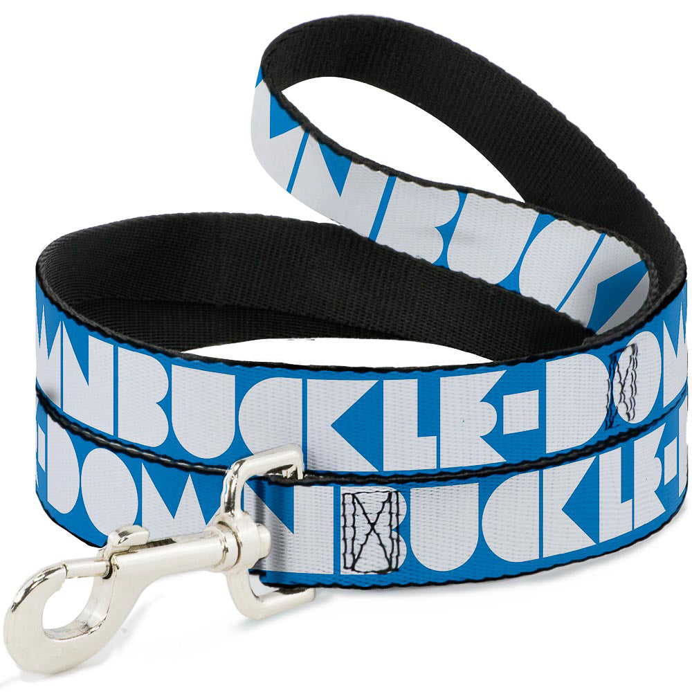Dog Leash - BUCKLE-DOWN Shapes Turquoise/White Dog Leashes Buckle-Down