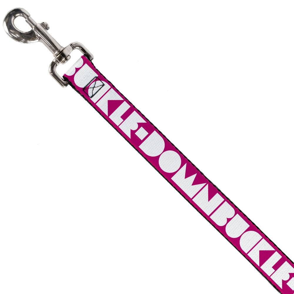 Dog Leash - BUCKLE-DOWN Shapes Hot Pink/White Dog Leashes Buckle-Down