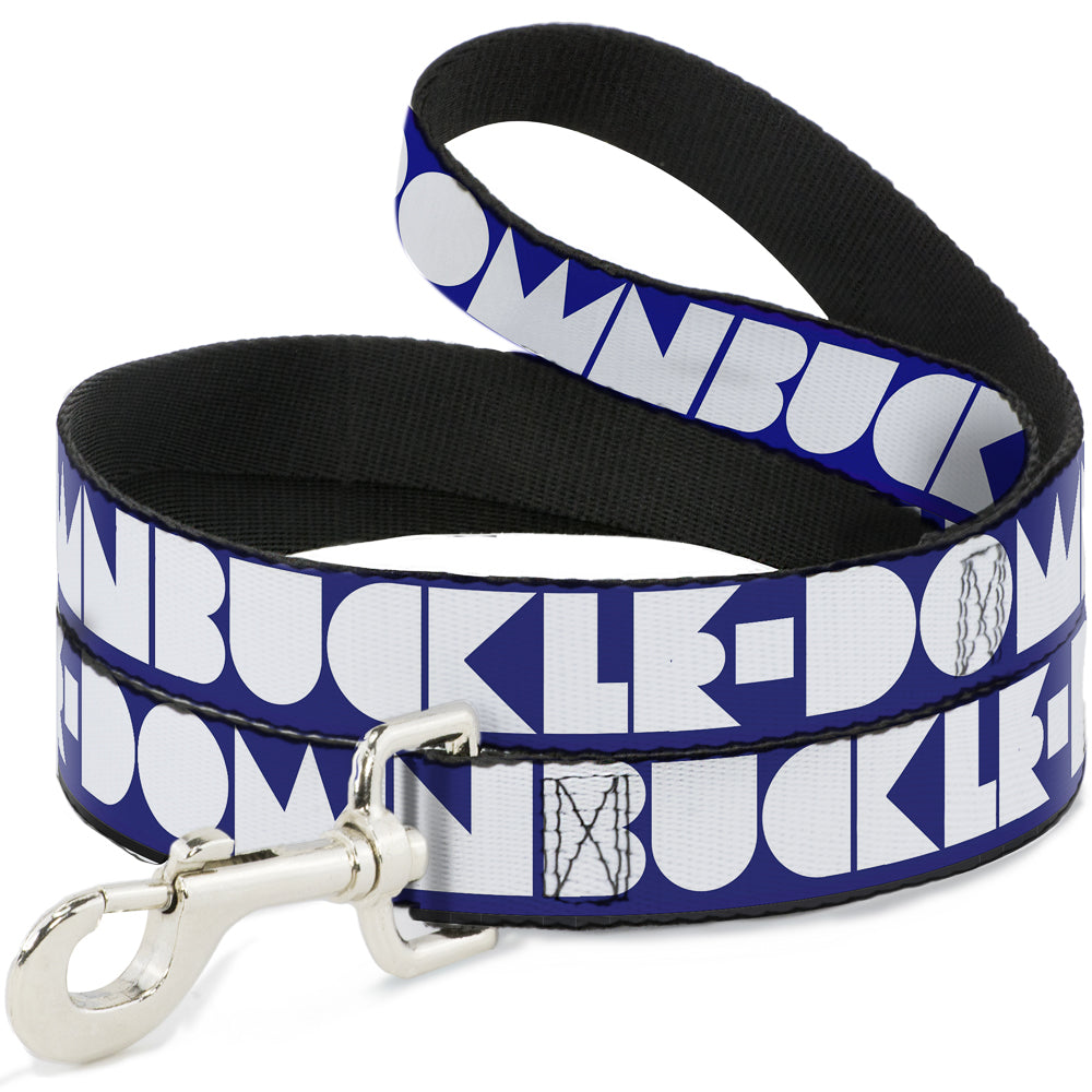 Dog Leash - BUCKLE-DOWN Shapes Blue/White Dog Leashes Buckle-Down