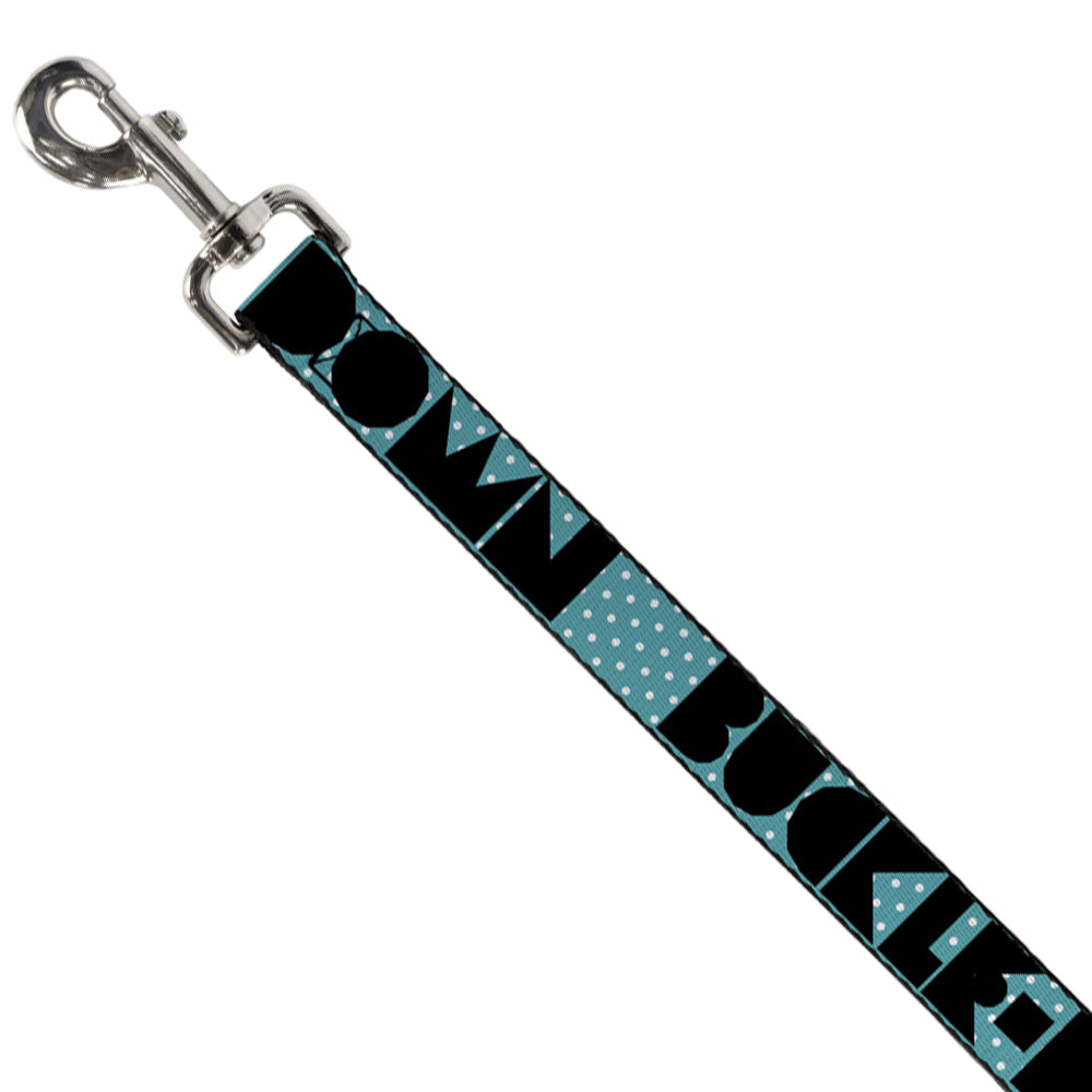 Dog Leash - BUCKLE-DOWN Shapes Dot Turquoise/White/Black Dog Leashes Buckle-Down