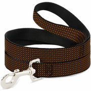 Dog Leash - Bone & Paw Monogram Brown/Orange Dog Leashes Buckle-Down