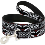 Dog Leash - Corset Lace Up w/Bow Red Plaid/Black Dog Leashes Buckle-Down