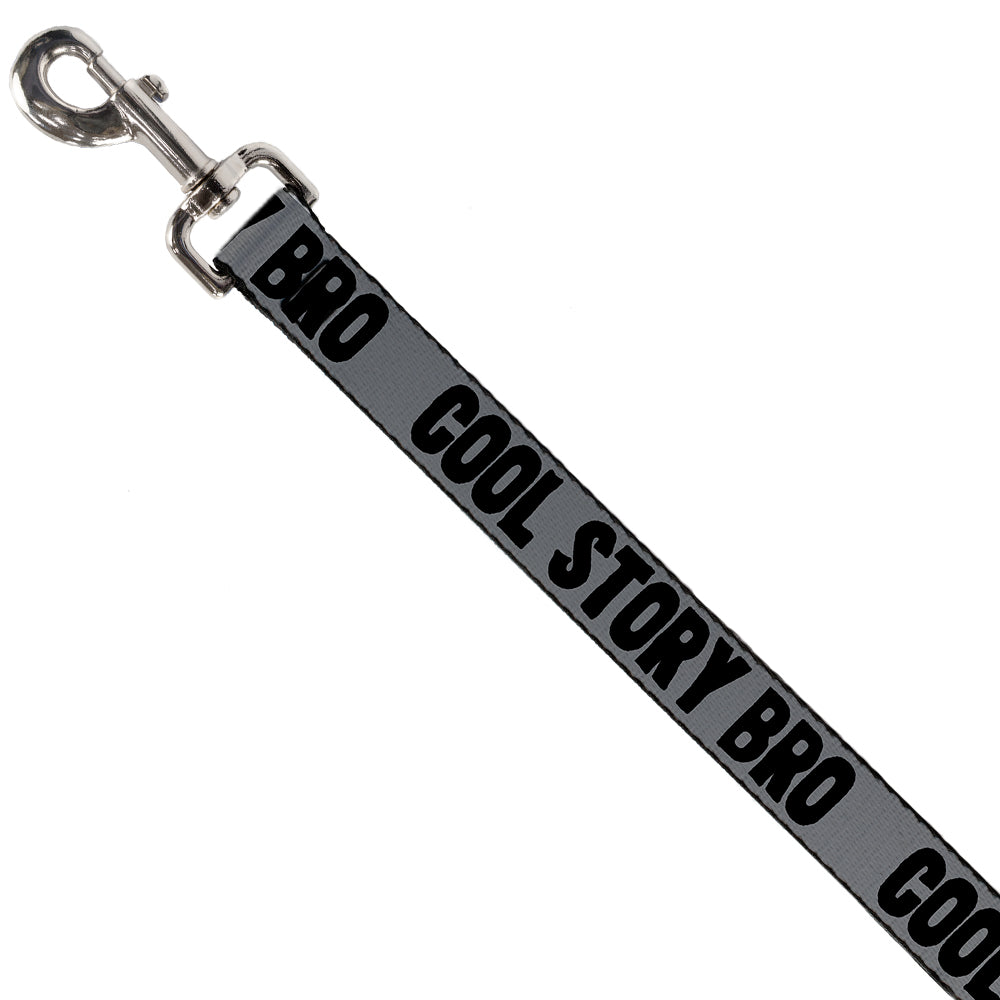 Dog Leash - COOL STORY BRO Gray/Black Dog Leashes Buckle-Down
