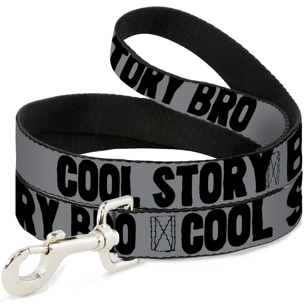 Dog Leash - COOL STORY BRO Gray/Black Dog Leashes Buckle-Down