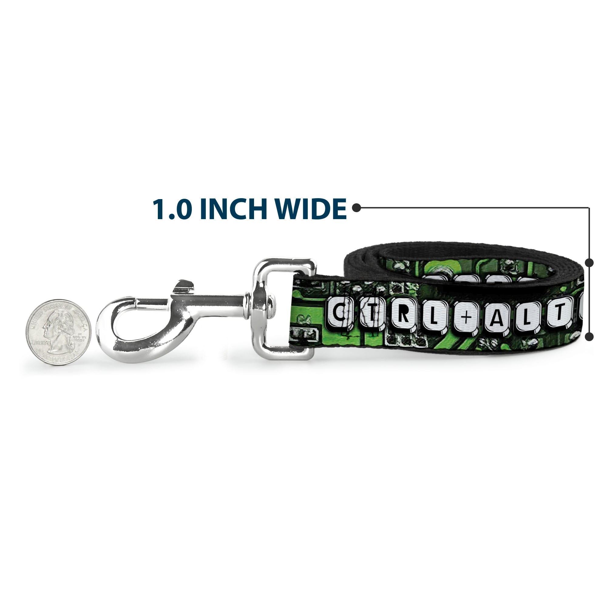 Dog Leash - CTRL+ALT+DEL Chip Dog Leashes Buckle-Down