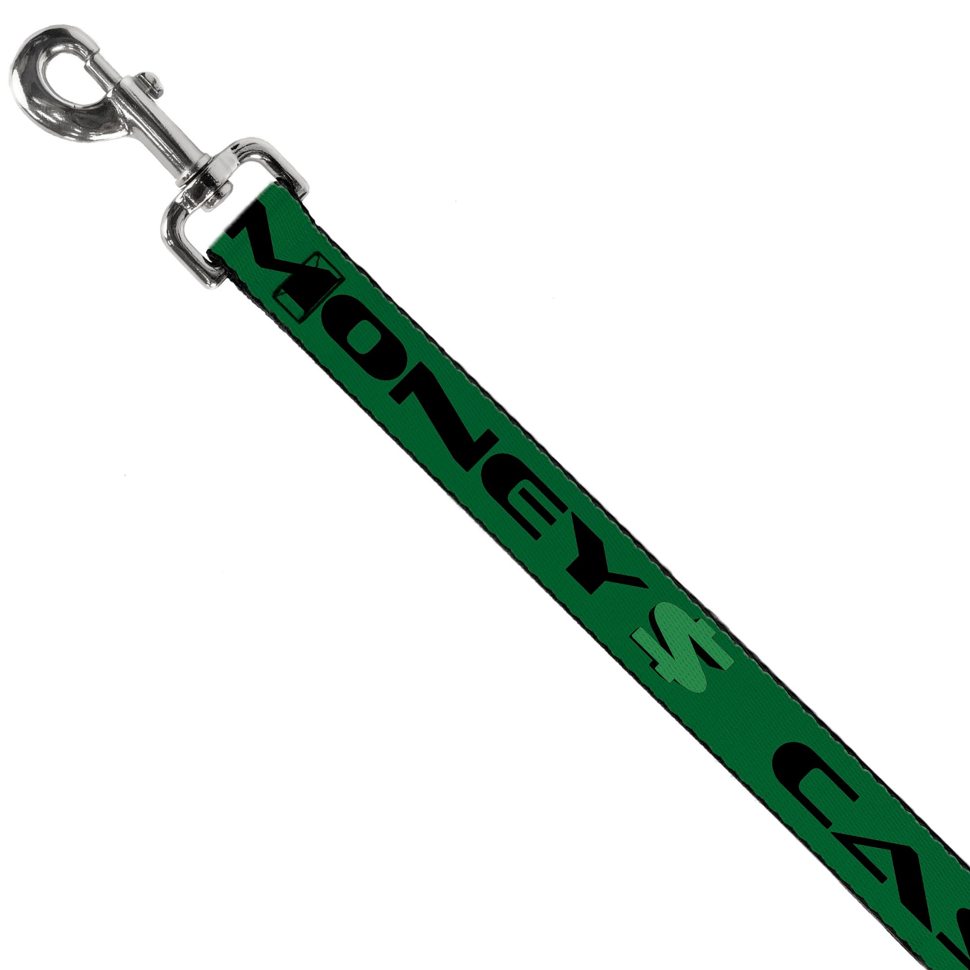 Dog Leash - CASH MONEY $ Green/Black Dog Leashes Buckle-Down