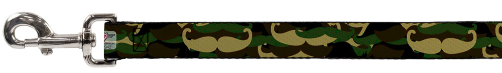 Dog Leash - Camo'stache Dog Leashes Buckle-Down