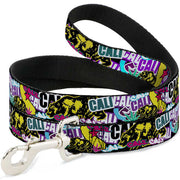 Dog Leash - Cali Bear/CALI Graffiti/Pot Leaves Black/Multi Color Dog Leashes Buckle-Down
