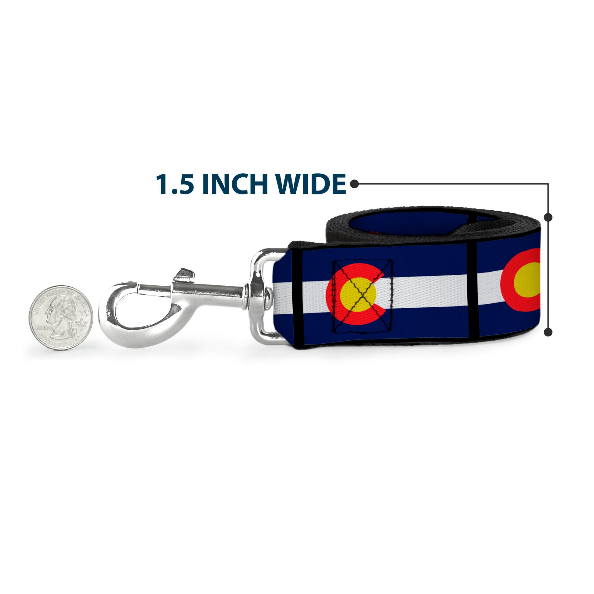 Dog Leash - Colorado Flags Dog Leashes Buckle-Down