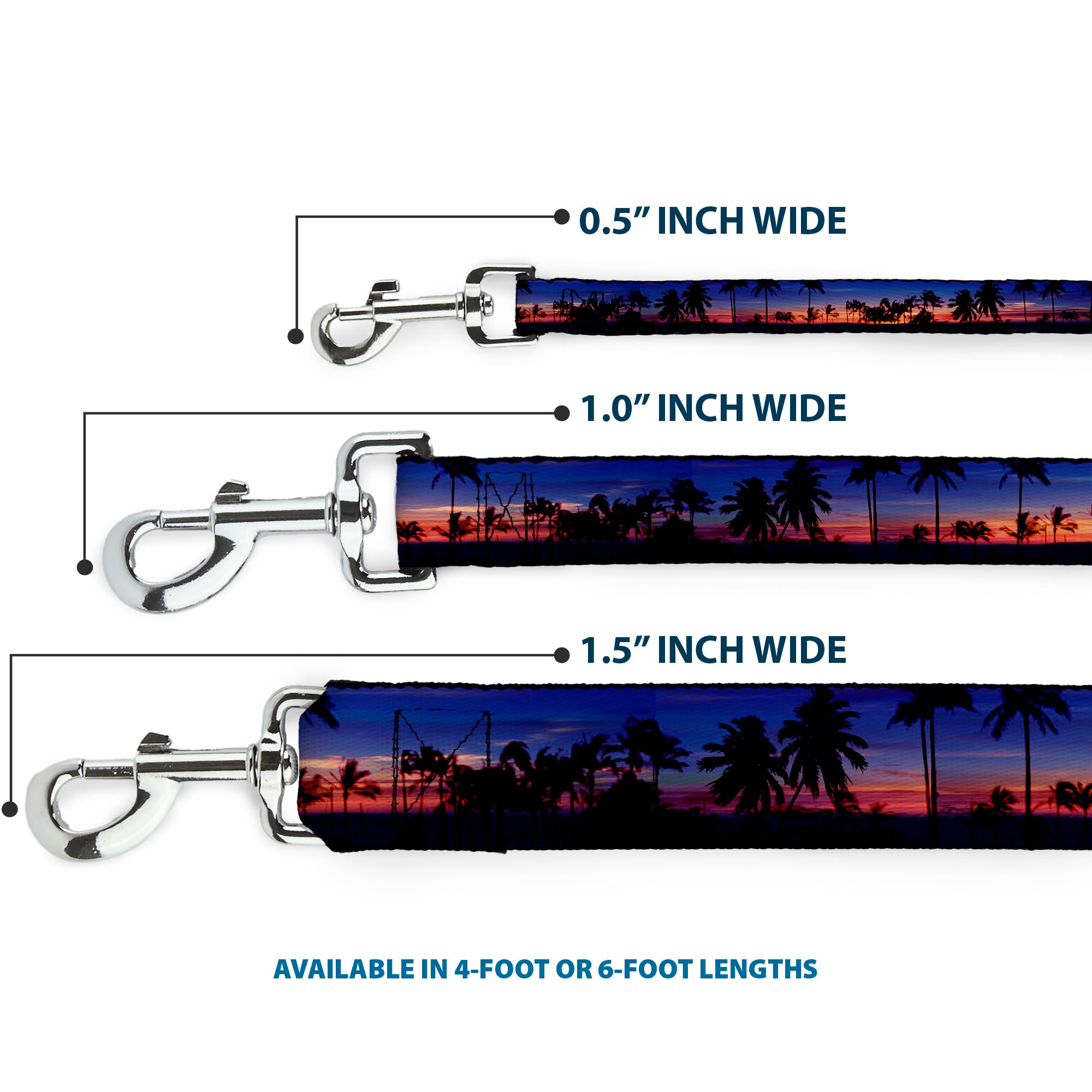 Dog Leash - California Sunset Dog Leashes Buckle-Down