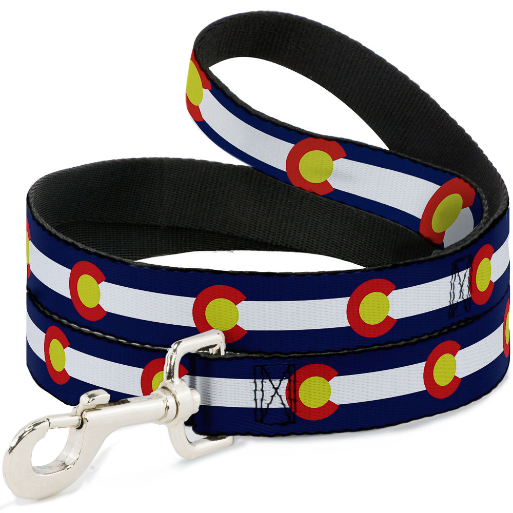 Dog Leash - Colorado Flags2 Repeat Dog Leashes Buckle-Down
