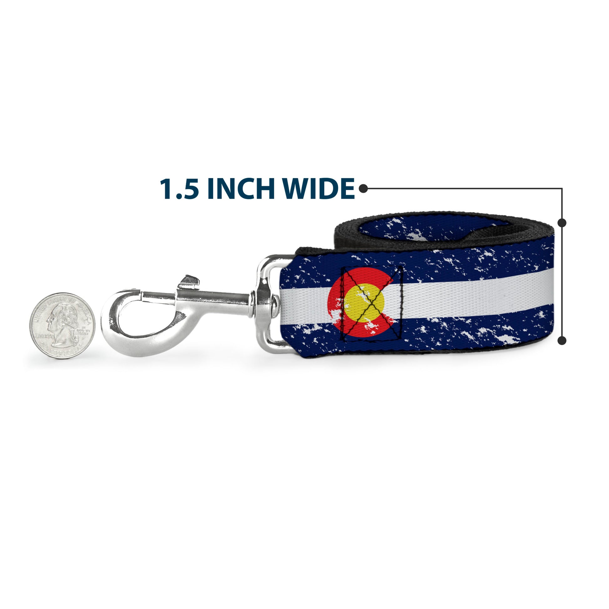 Dog Leash - Colorado Flags4 Weathered Dog Leashes Buckle-Down