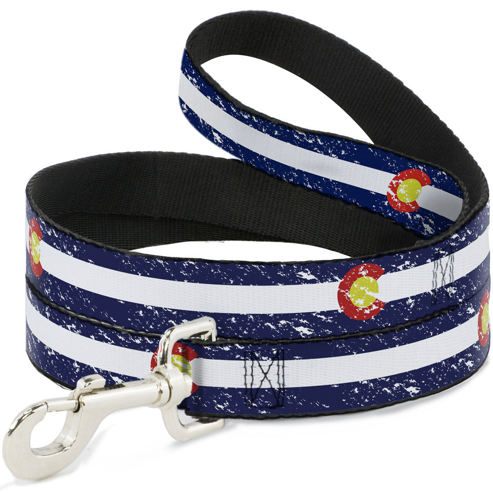 Dog Leash - Colorado Flags4 Weathered Dog Leashes Buckle-Down