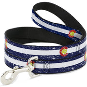 Dog Leash - Colorado Flags4 Weathered Dog Leashes Buckle-Down