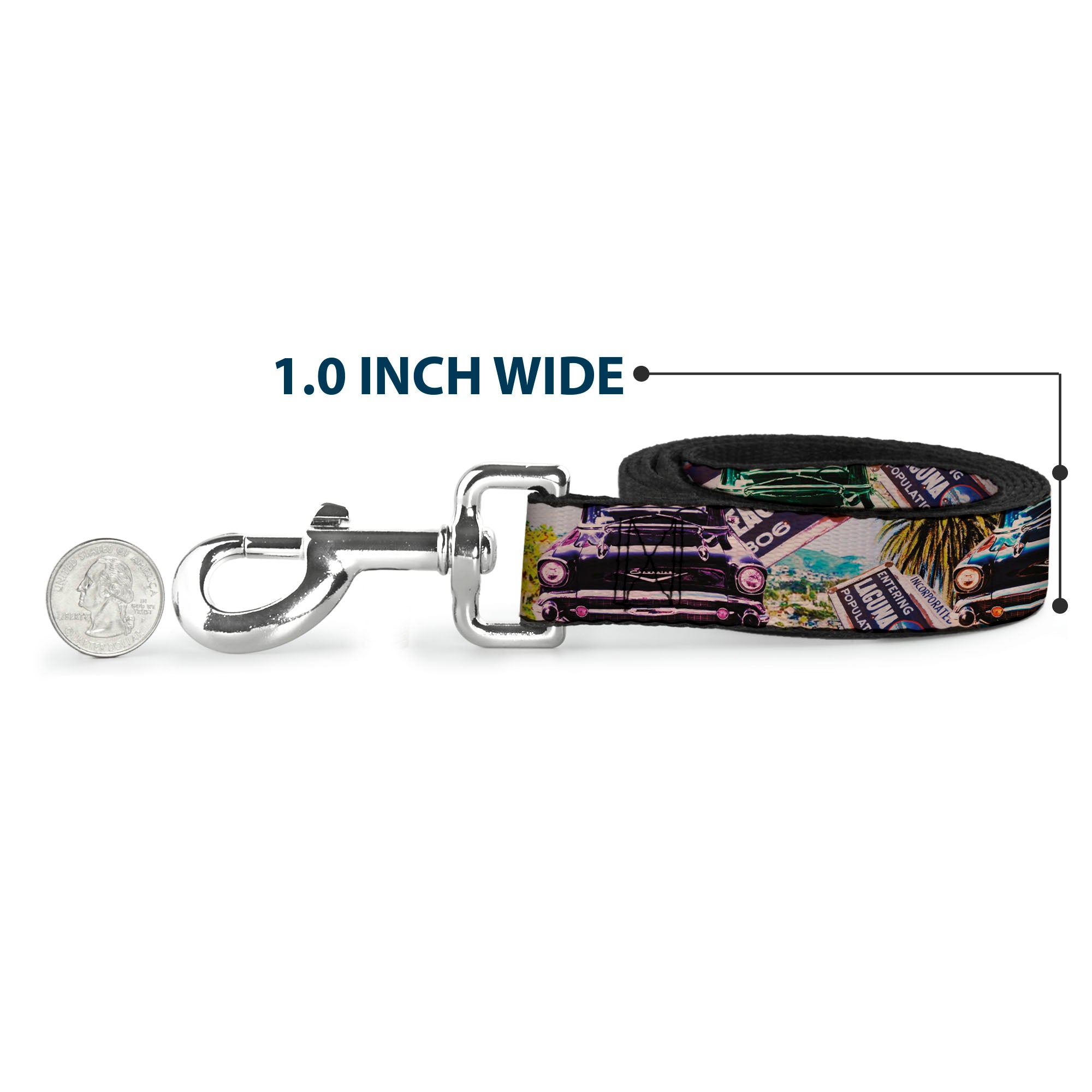 Dog Leash - Cali Classic Laguna Beach Dog Leashes Buckle-Down